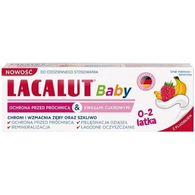 Kody rabatowe Pasta do zębów LACALUT dla dzieci 0-2 lat 55 ml