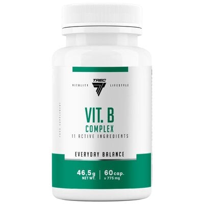 Kody rabatowe Kompleks witamin TREC NUTRITION Vitality Vit. B Complex (60 kapsułek)