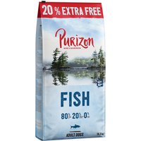 Kody rabatowe zooplus - Purizon Adult, ryba, bez zbóż - 14,4 kg (12 kg + 20% gratis)
