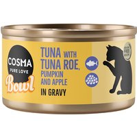 Kody rabatowe zooplus - Megapakiet Cosma Bowl, 24 x 80 g - Tuńczyk z ikrą tuńczyka