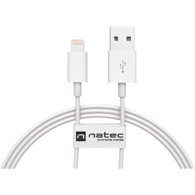 Kody rabatowe Avans - Kabel USB - Lightning NATEC NKA-1535 1.5 m Biały
