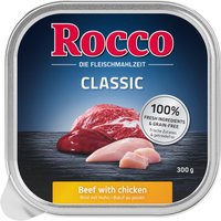 Kody rabatowe Megapakiet Rocco Classic tacki, 27 x 300 g - Wołowina i kurczak