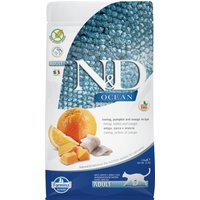 Kody rabatowe Farmina N&D Ocean Grain Free Adult, śledź z dynią i pomarańczą - 1,5 kg