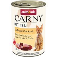 Kody rabatowe zooplus - Megapakiet Animonda Carny Kitten, 24 x 400 g - Koktajl drobiowy