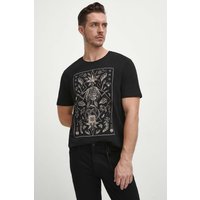 Kody rabatowe Medicine t-shirt bawełniany męski kolor czarny z nadrukiem
