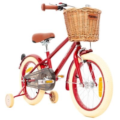 Kody rabatowe Rower dziecięcy GERMINA Vintage 16 cali dla chłopca Czerwony