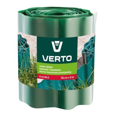 Kody rabatowe Obrzeże do trawników VERTO 15G511 Zielony (15 cm x 9 m)