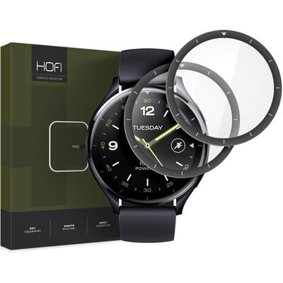 Kody rabatowe Szkło hybrydowe HOFI Hybrid Pro+ do Xiaomi Watch 2 Czarny (2 szt.)