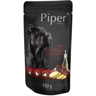 Kody rabatowe Karma dla psa PIPER Wątroba wołowa z ziemniakami 150 g