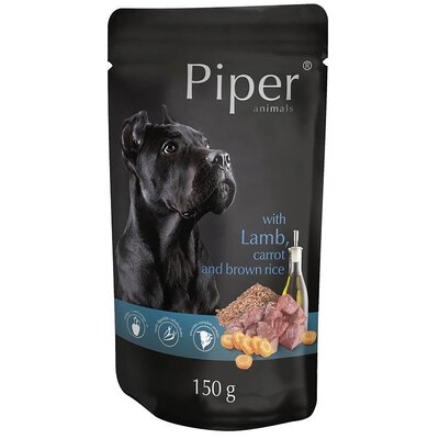 Kody rabatowe Karma dla psa PIPER Animals Jagnięcina z marchewką i ryżem 150 g