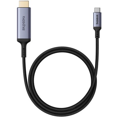 Kody rabatowe Kabel USB-C - HDMI BASEUS 1.5 m Czarny