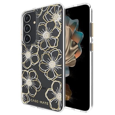 Kody rabatowe Etui CASE-MATE Floral Gems do Samsung Galaxy S24+ Złoty