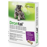 Kody rabatowe Drontal, tabletki na pasożyty i robaki dla psów - 2 tabletki: