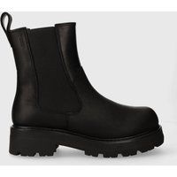 Kody rabatowe Answear.com - Vagabond Shoemakers sztyblety zamszowe COSMO 2.0 damskie kolor czarny na platformie ocieplone 5459.309.21