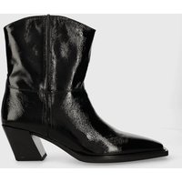 Kody rabatowe Answear.com - Vagabond Shoemakers kowbojki skórzane ALINA damskie kolor czarny na słupku 5421.160.20