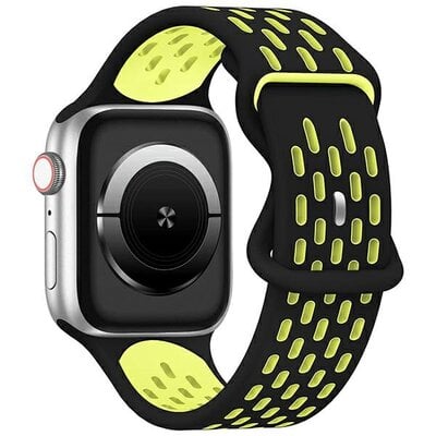 Kody rabatowe Pasek BELINE New Sport Silicone do Apple Watch 4/5/6/7/8/9/SE/SE 2/SE 2022 (38/40/41mm) Czarno-źółty