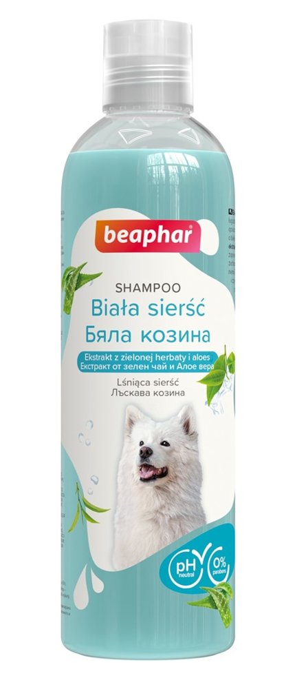 Kody rabatowe Krakvet sklep zoologiczny - BEAPHAR Biała sierść - szampon dla psa - 250 ml