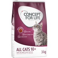 Kody rabatowe zooplus - Concept for Life All Cats 10+ ulepszona receptura! - 3 x 3 kg