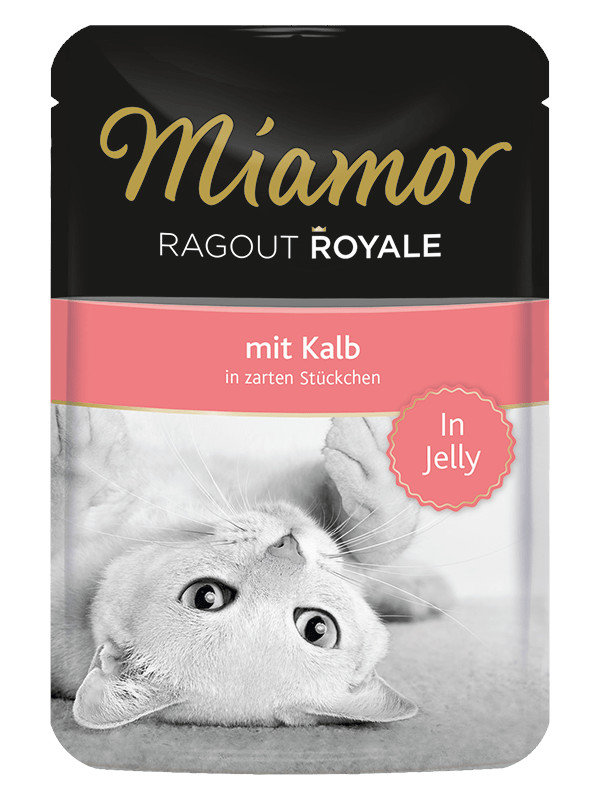 Kody rabatowe Krakvet sklep zoologiczny - MIAMOR Ragout Royale z cielęciną - mokra karma dla dorosłego kota - 100 g