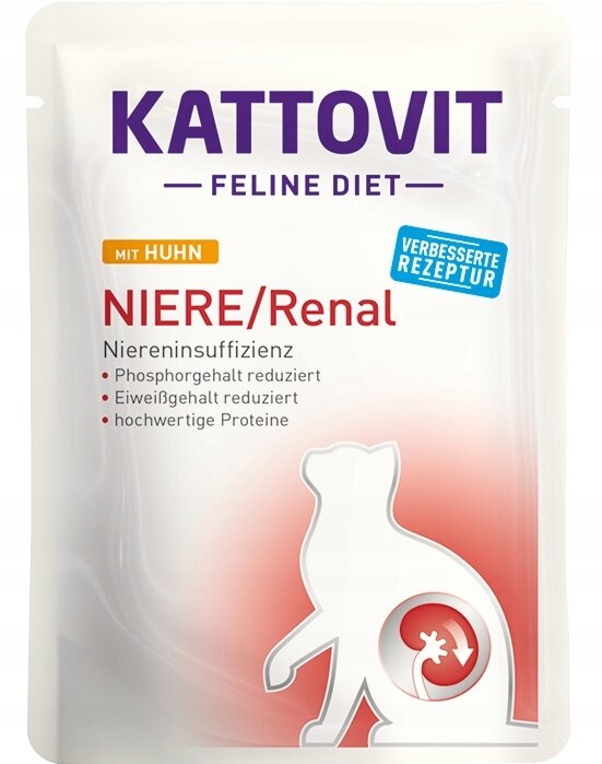 Kody rabatowe KATTOVIT Feline Diet Niere/Renal Kurczak - mokra karma dla kota - 85 g