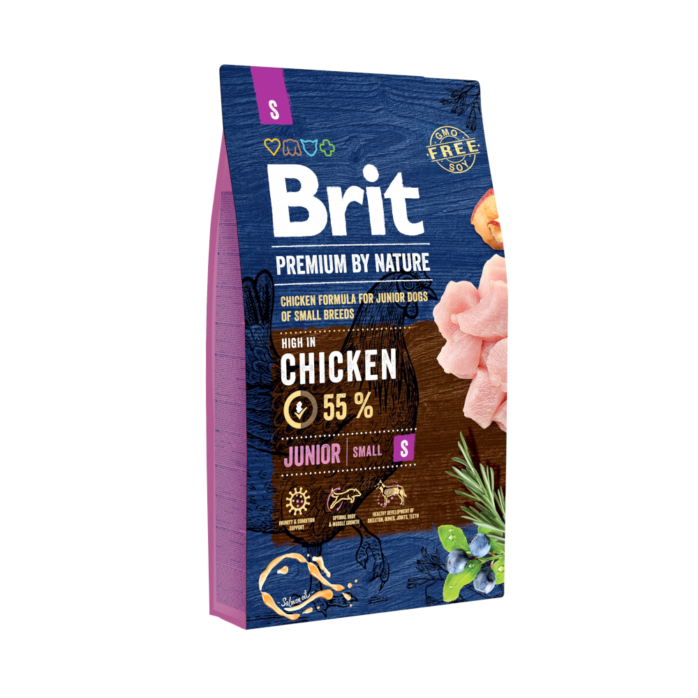 Kody rabatowe BRIT Premium by nature Junior S - sucha karma dla szczeniąt - 8 kg