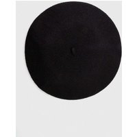 Kody rabatowe Answear Lab beret wełniany kolor czarny wełniany
