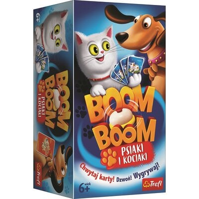 Kody rabatowe Gra karciana TREFL Boom Boom Psiaki i Kociaki 01909