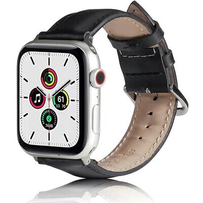 Kody rabatowe Pasek BELINE Leather do Apple Watch 2/3/4/5/6/7/8/SE/SE 2/Ultra (42/44/45/49mm) Czarny