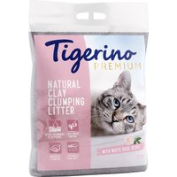 Kody rabatowe zooplus - Tigerino Premium, żwirek dla kota - zapach białej róży - 12 kg (ok. 12 l)