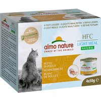 Kody rabatowe Korzystny pakiet Almo Nature HFC Natural Light, 16 x 50 g - Pierś z kurczaka