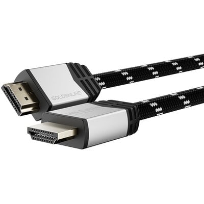 Kody rabatowe Kabel HDMI - HDMI 4K GOLDENLINE V2.0B 2.5 m