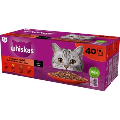 Kody rabatowe Karma dla kota WHISKAS Mix Smaków (40 x 85 g)