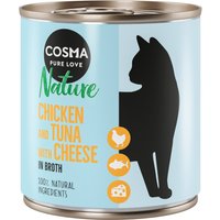 Kody rabatowe Pakiet Cosma Nature, 12 x 280 g - Kurczak i tuńczyk z serem