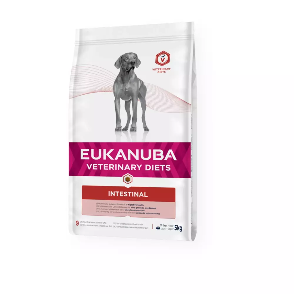Kody rabatowe Krakvet sklep zoologiczny - EUKANUBA Intestinal Formula - sucha karma dla psów - 5 kg