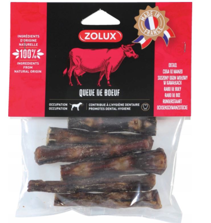 Kody rabatowe ZOLUX Naturalny Ogon wołowy - gryzak dla psa - 150 g