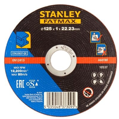 Kody rabatowe Avans - Tarcza do cięcia STANLEY Fatmax STA32637-QZ 125 mm