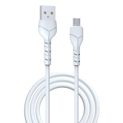 Kody rabatowe Kabel USB - Micro USB DEVIA Kintone 2.1A 1 m Biały