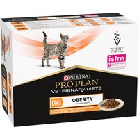 Kody rabatowe PURINA PRO PLAN Veterinary Diets Feline OM ST/OX Obesity Management, kurczak - 10 x 85 g