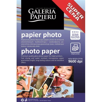 Kody rabatowe Papier fotograficzny GALERIA PAPIERU Semi Gloss 10x15 200g/m2 50 arkuszy
