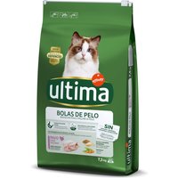 Kody rabatowe zooplus - Ultima Cat Hairball, indyk i ryż - 7,5 kg
