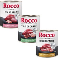 Kody rabatowe zooplus - Rocco Trio di Carne pakiet mieszany 6 x 800 g - Pakiet mieszany, trzy rodzaje