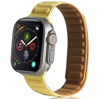 Kody rabatowe Pasek BELINE Magnetic do Apple Watch 2/3/4/5/6/7/8/SE/SE 2/Ultra (42/44/45/49mm) Żółty