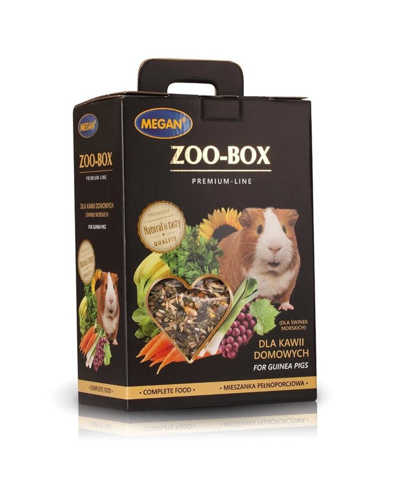 Kody rabatowe MEGAN Zoo-box - sucha karma dla świnki morskiej - 4x550 g