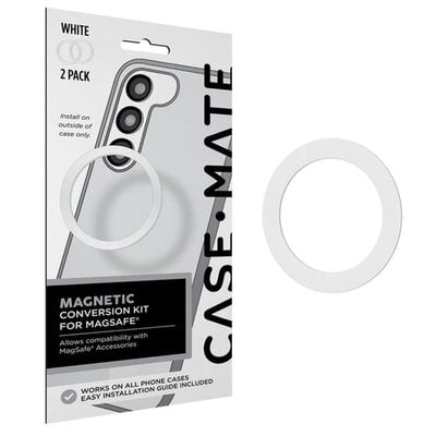 Kody rabatowe Avans - Pierścień magnetyczny CASE-MATE Magnetic Conversion Kit MagSafe Biały (2 szt.)