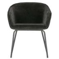 Kody rabatowe 9design sklep internetowy - Woood :: Krzesło Sien velvet czarne szer. 63 cm