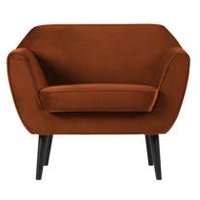 Kody rabatowe 9design sklep internetowy - Woood :: Fotel Rocco velvet rdzawy szer. 92 cm