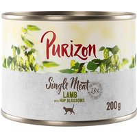 Kody rabatowe zooplus - Pakiet Purizon Single Meat, 24 x 200 g - Jagnięcina z kwiatami chmielu