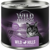 Kody rabatowe zooplus - Wild Freedom Adult, 6 x 200 g - Wild Hills – Kaczka i kurczak