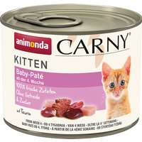 Kody rabatowe Korzystny pakiet animonda Carny Kitten, 12 x 200 g w super cenie! - Baby-Paté (pasztet)