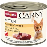 Kody rabatowe Korzystny pakiet animonda Carny Kitten, 12 x 200 g w super cenie! - Koktajl drobiowy